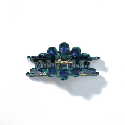 Medium Peacock Display Hair Claw