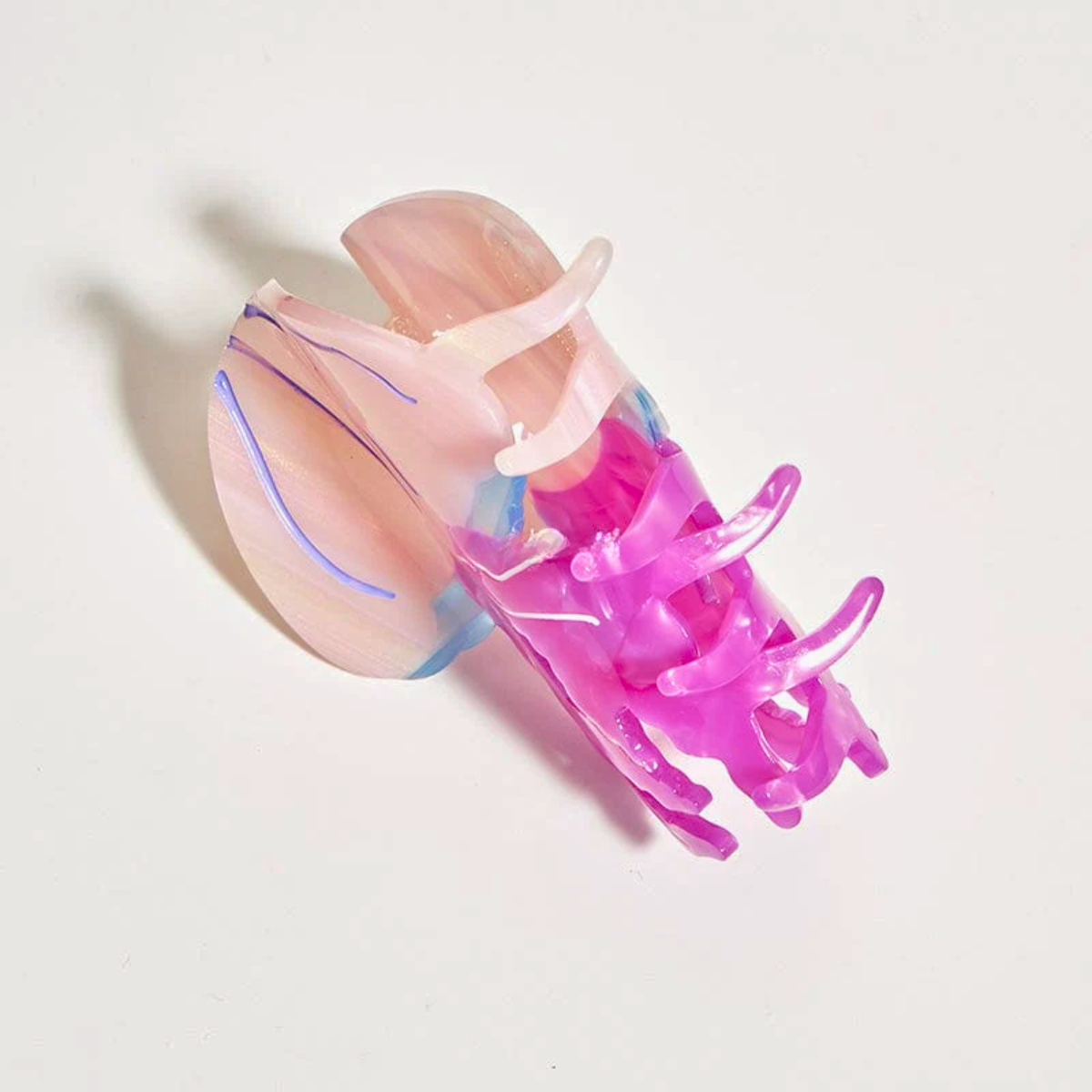 Medium Pink-Purple Jellyfish Hair Claw