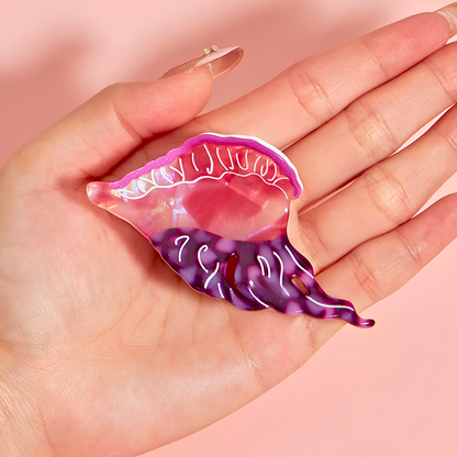 Medium Purple Portuguese Man O' War Hair Claw