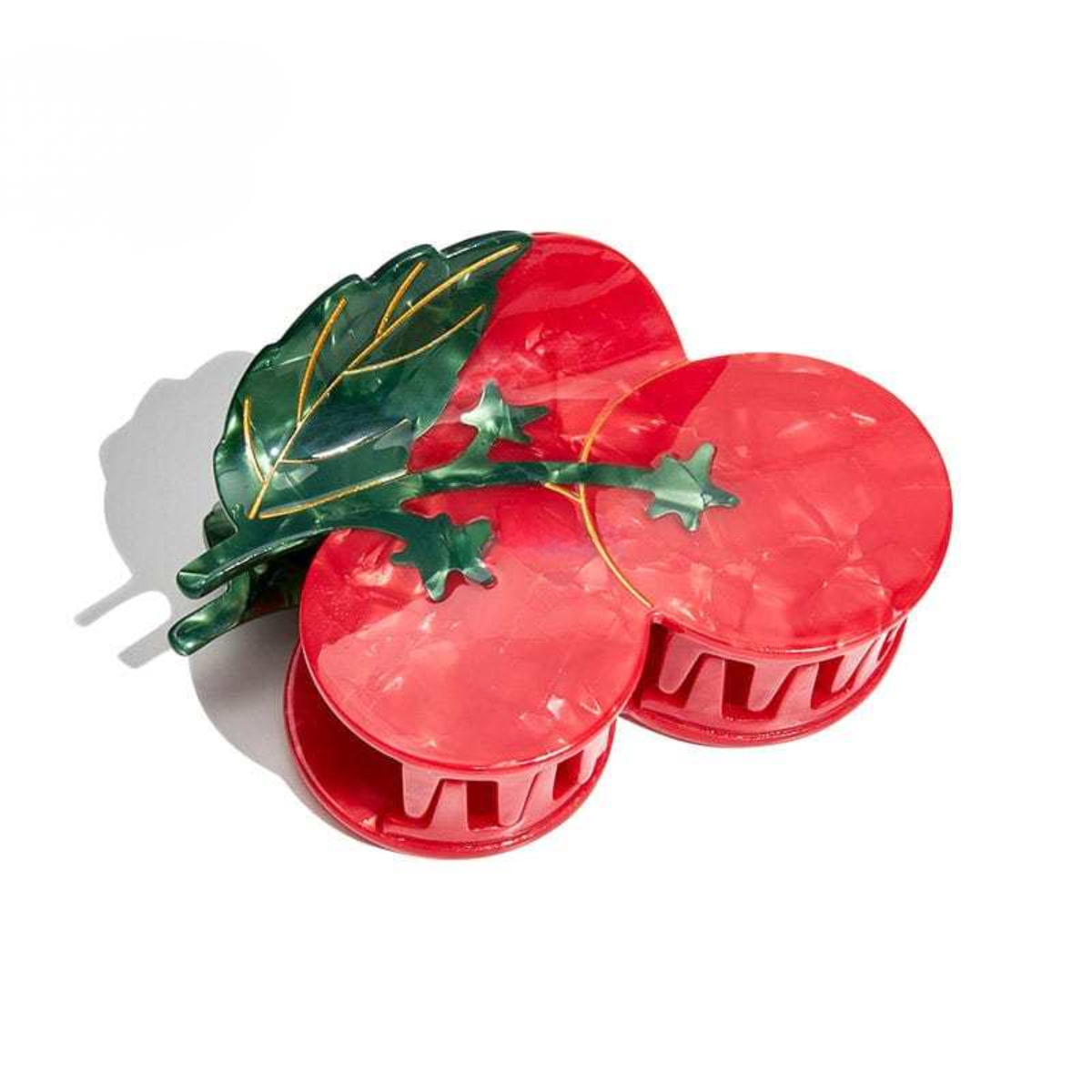 Medium Red Cherry Tomato Hair Claw
