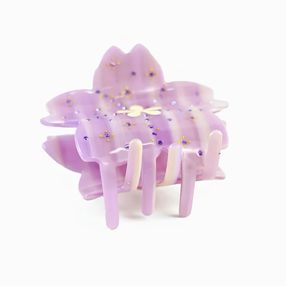 Medium Rhinestone Cherry Blossom Sakura Hair Claw