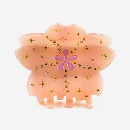 Medium Rhinestone Cherry Blossom Sakura Hair Claw