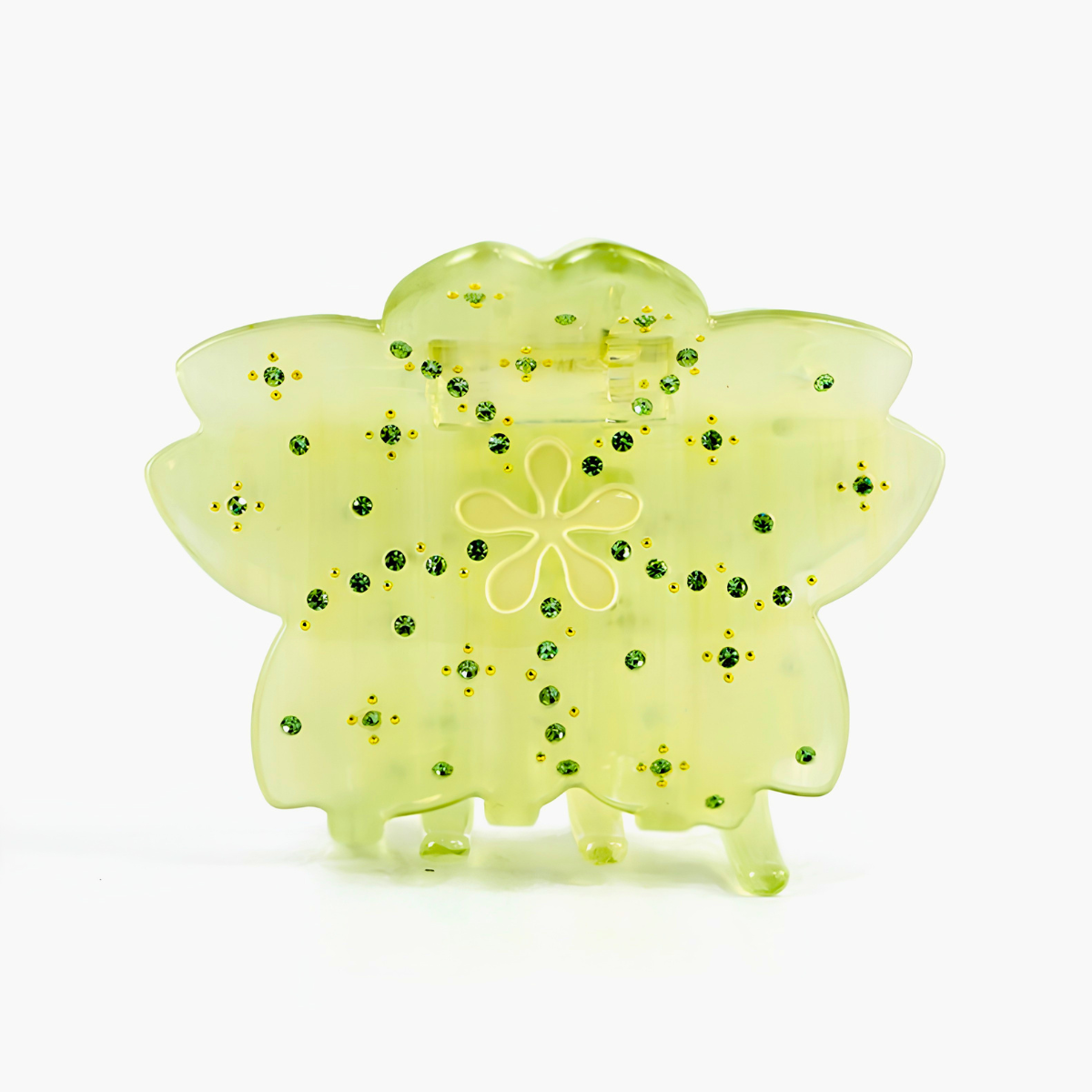 Medium Rhinestone Cherry Blossom Sakura Hair Claw