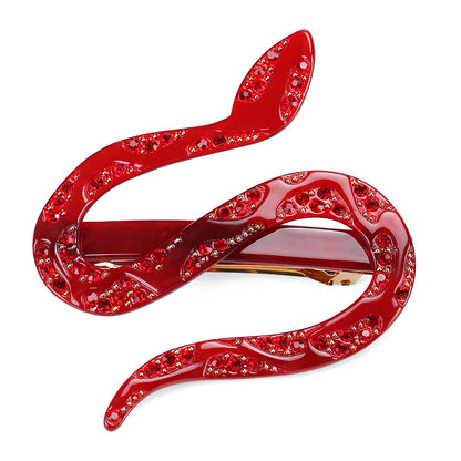 Medium Rhinestone Snake Hair Clips