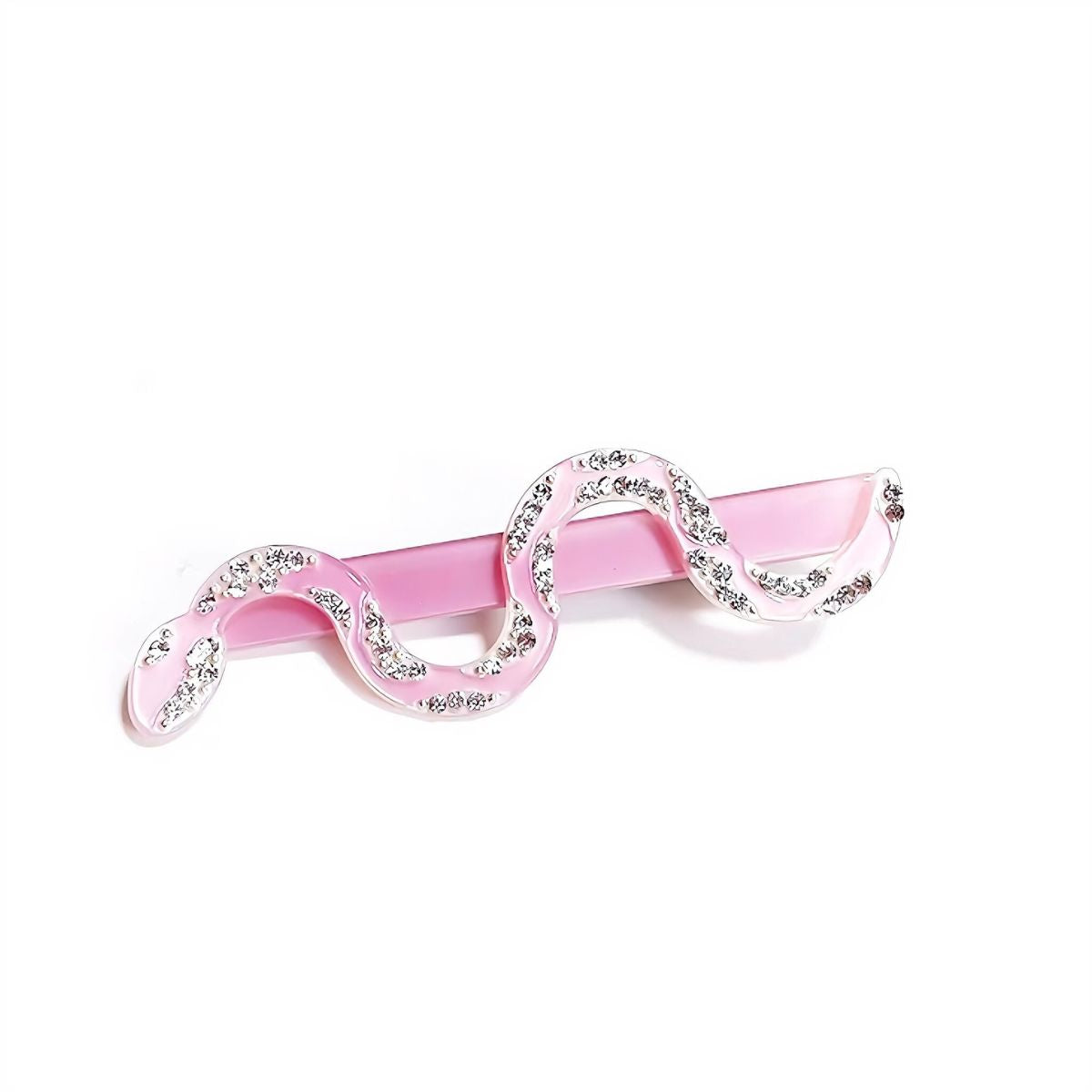 Medium Rhinestone Snake Hair Clips