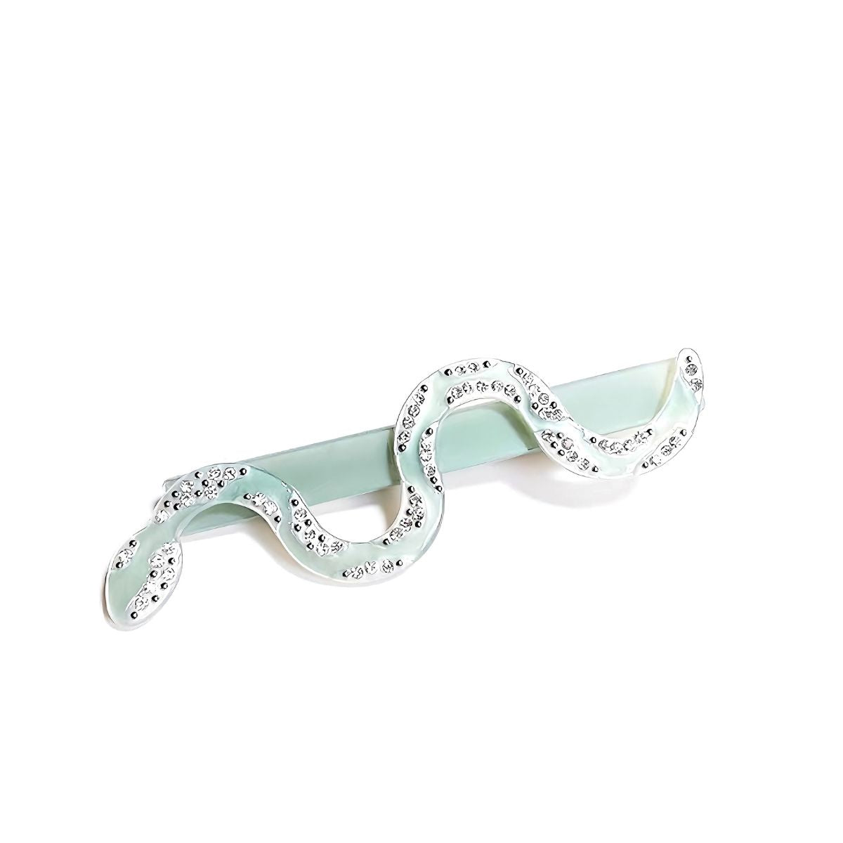 Medium Rhinestone Snake Hair Clips