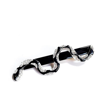 Medium Rhinestone Snake Hair Clips