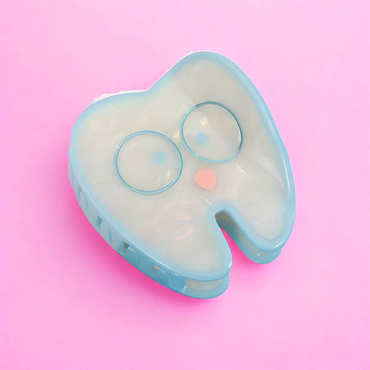 Medium Teeth with Glasses Hair Claw