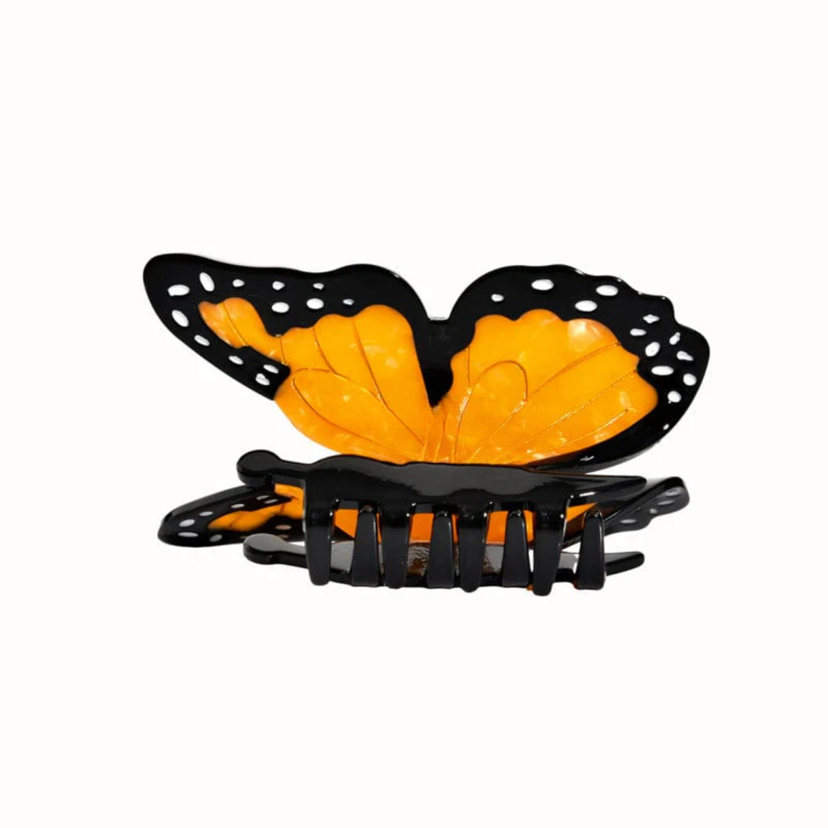 Medium Yellow Butterfly Hair Claw