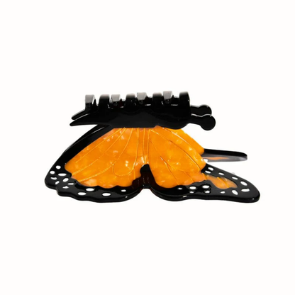 Medium Yellow Butterfly Hair Claw