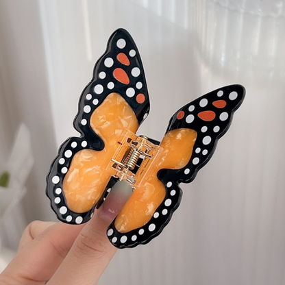 Medium Yellow Butterfly Hair Claw