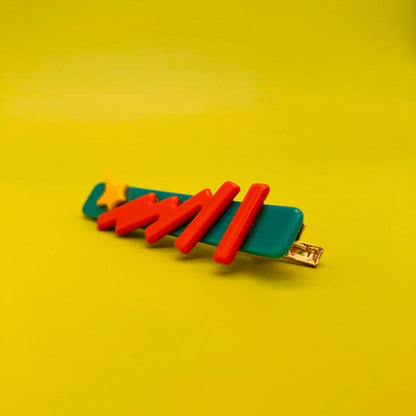 Meteor Domino Colorful Statement Hair Clip