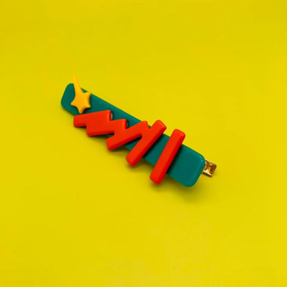 Meteor Domino Colorful Statement Hair Clip