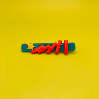 Meteor Domino Colorful Statement Hair Clip