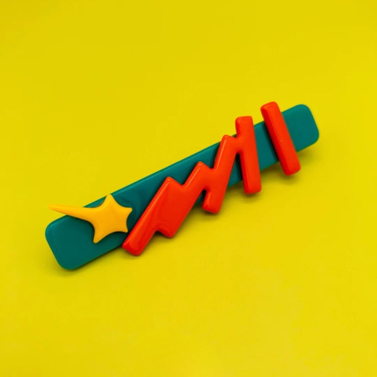 Meteor Domino Colorful Statement Hair Clip