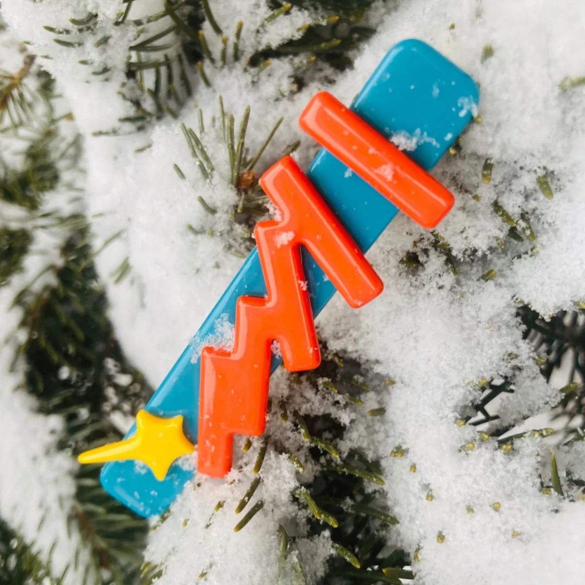 Meteor Domino Colorful Statement Hair Clip