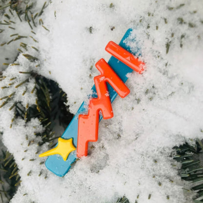 Meteor Domino Colorful Statement Hair Clip