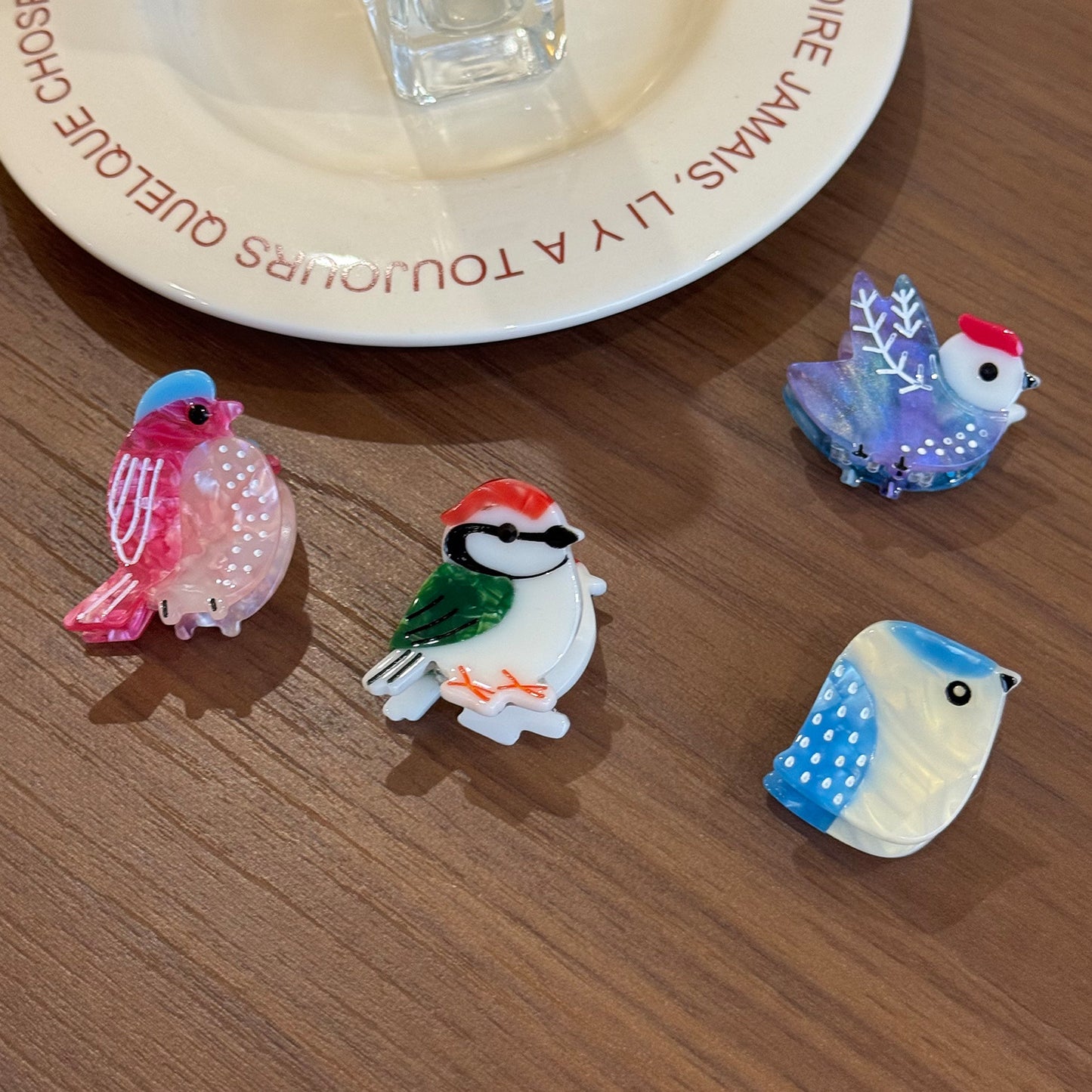 Mini Bird Hair Claw Collection