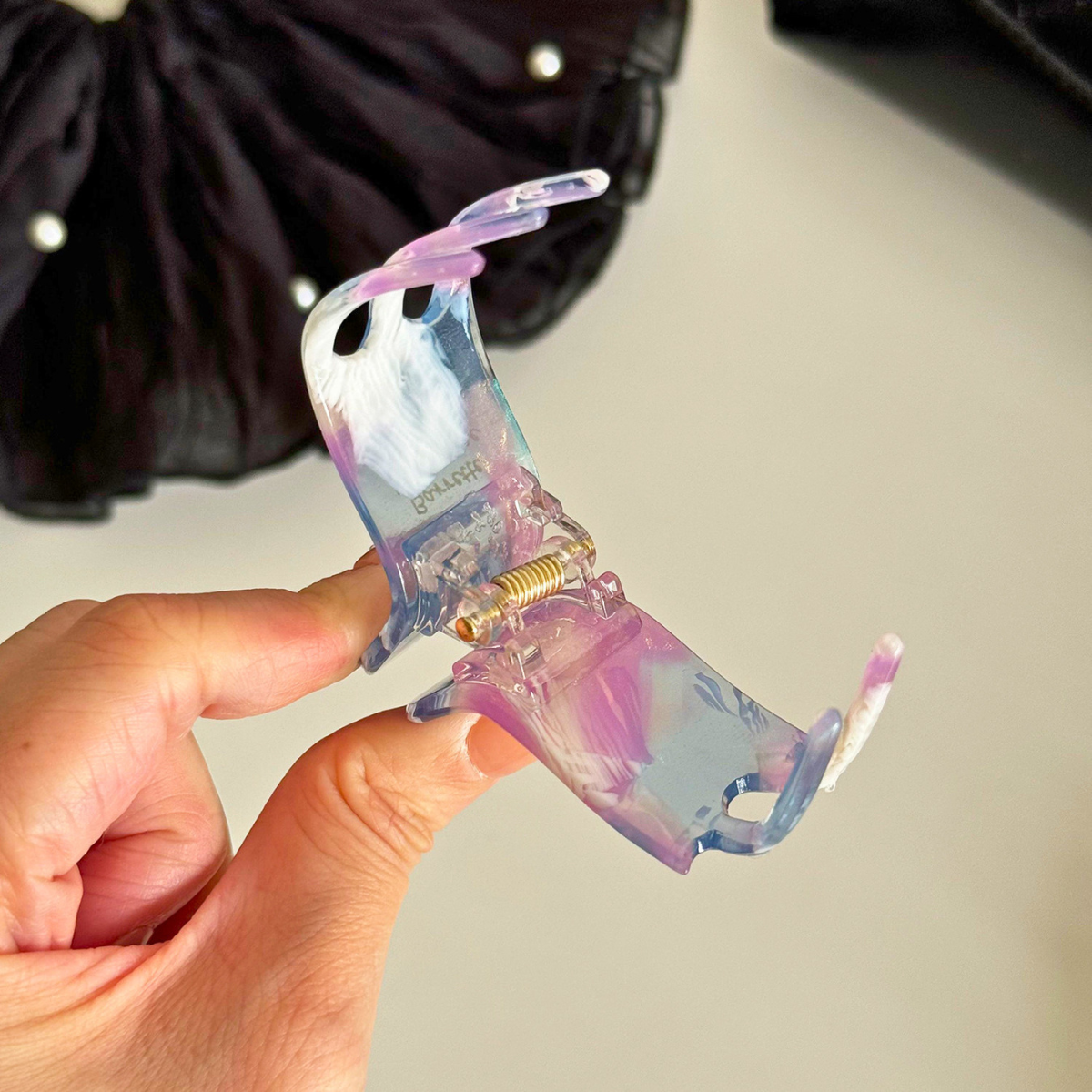 Mini French Classic Half-Up Hair Claw