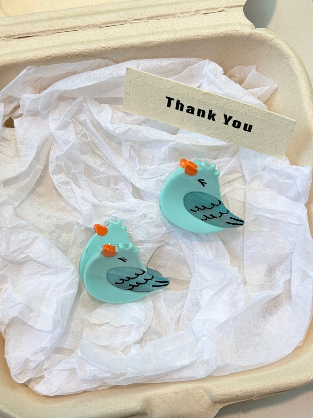 Mini Animal Hair Claw Clip Set (2PCS)