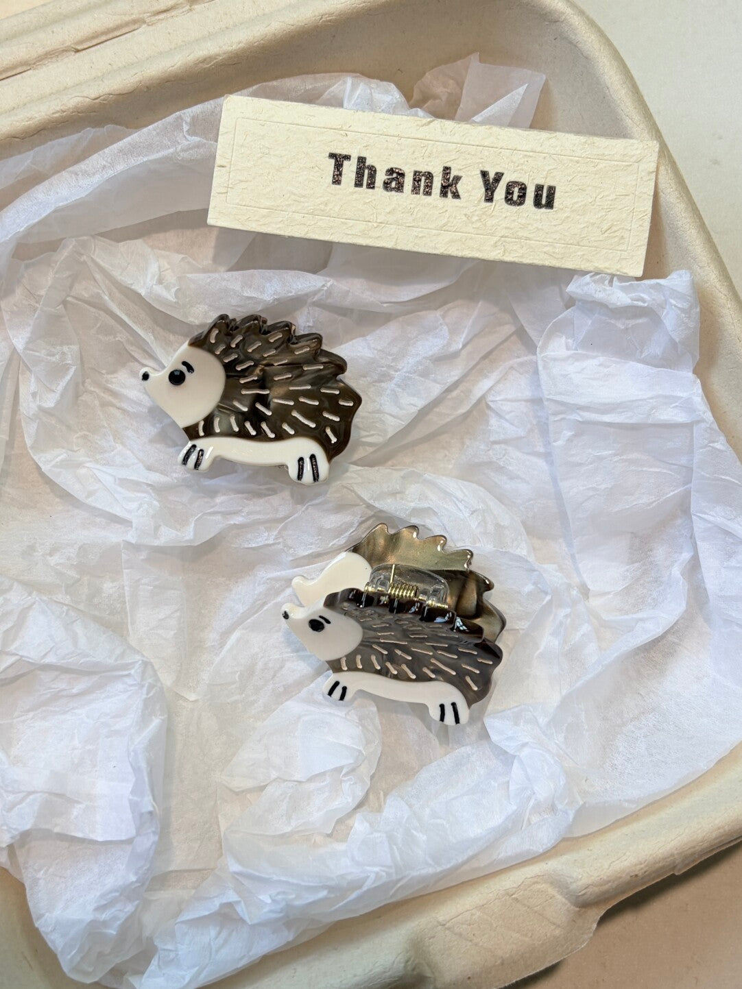 Mini Animal Hair Claw Clip Set (2PCS)