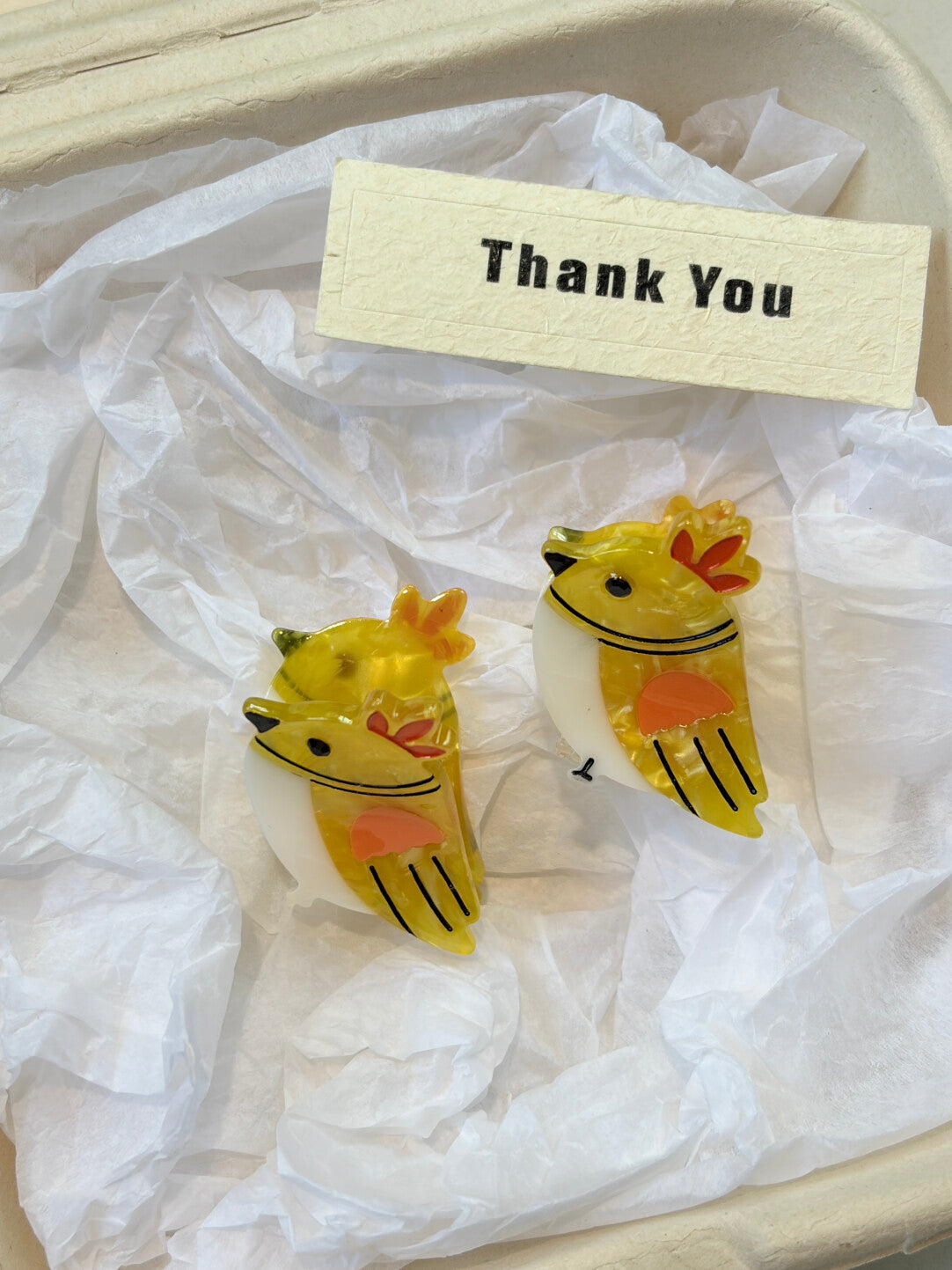 Mini Animal Hair Claw Clip Set (2PCS)