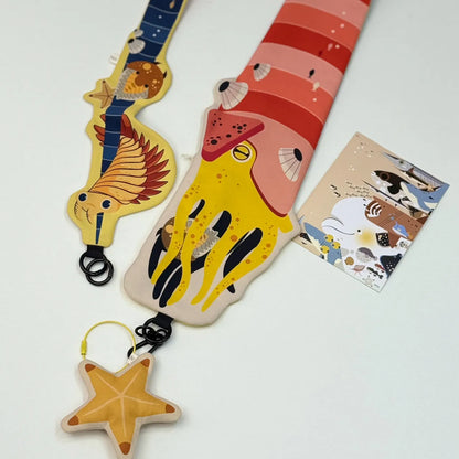 Ocean Animal  Phone Crossbody Strap Card Holder Bag 6 Styles