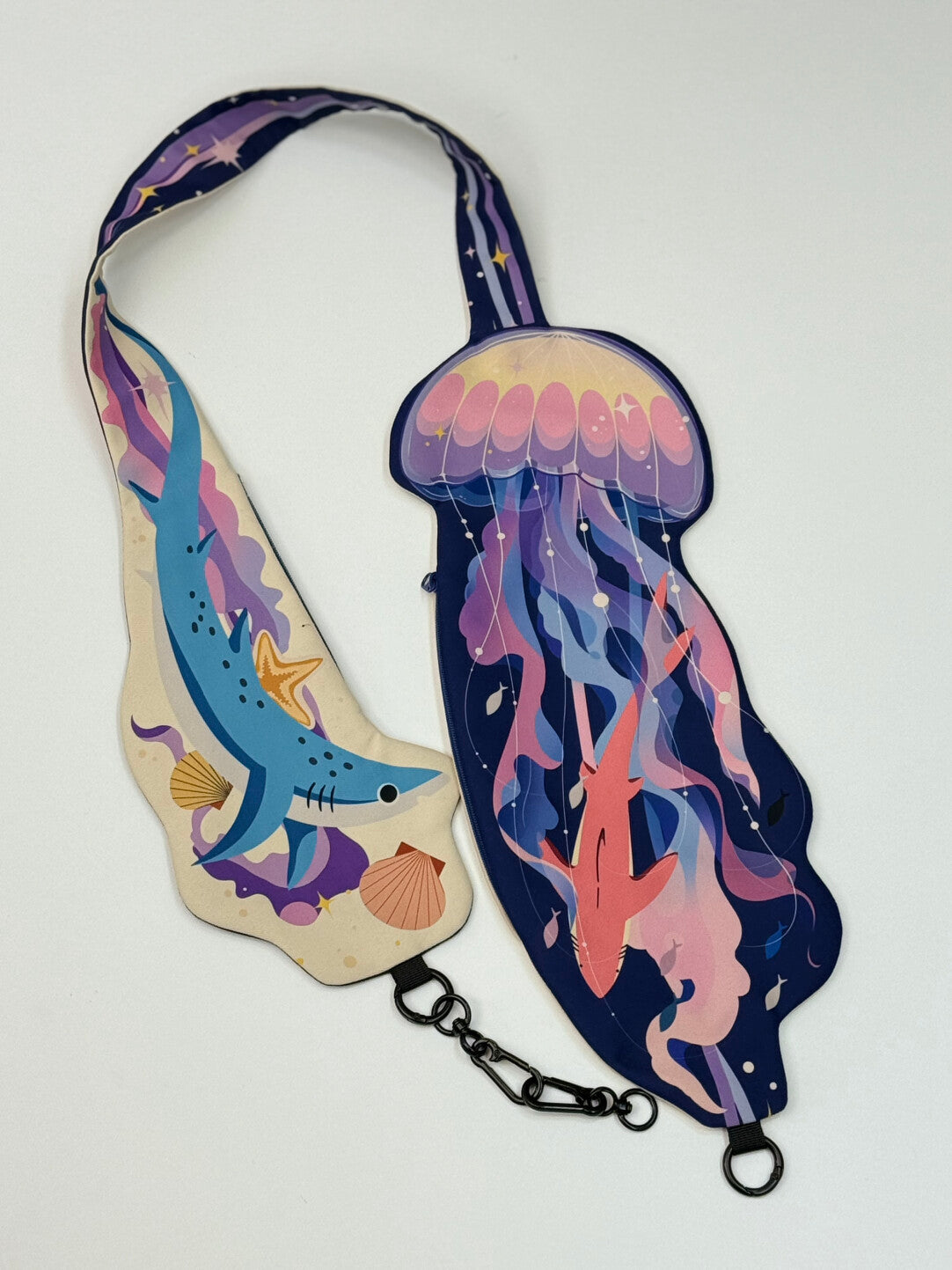Ocean Animal  Phone Crossbody Strap Card Holder Bag 6 Styles