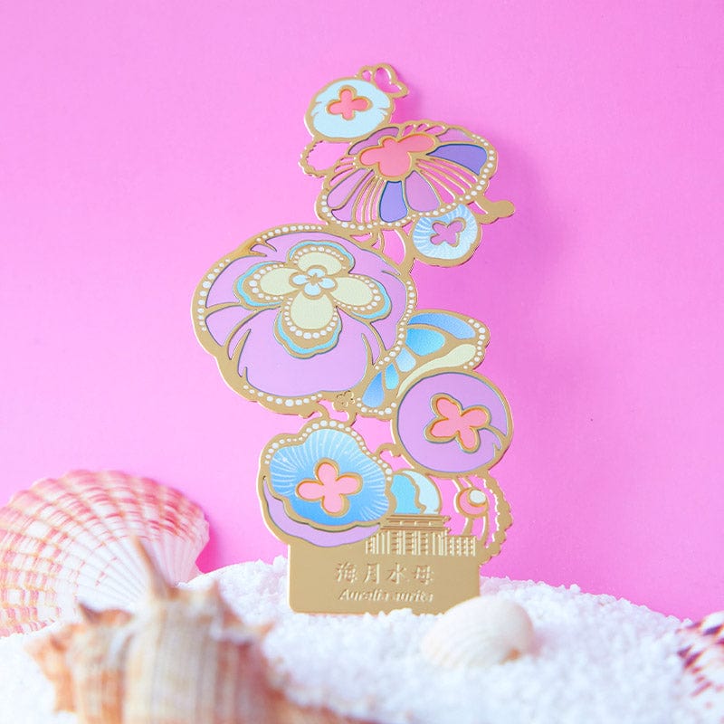 Moon Jellyfish Dual-Use Bookmark Magnet丨Lemonschunks × Natural History Museum of China