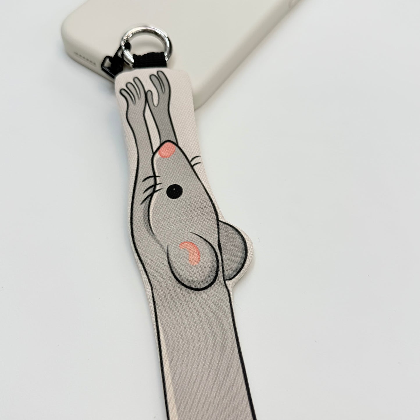 Cute Animal Phone Wrist Strap Keychain