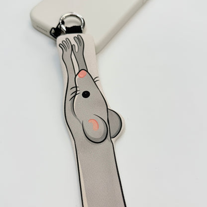 Cute Animal Phone Wrist Strap Keychain