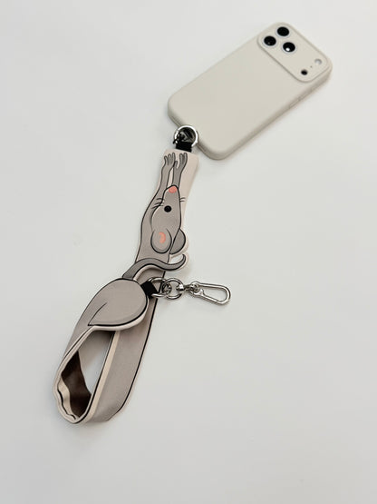 Cute Animal Phone Wrist Strap Keychain