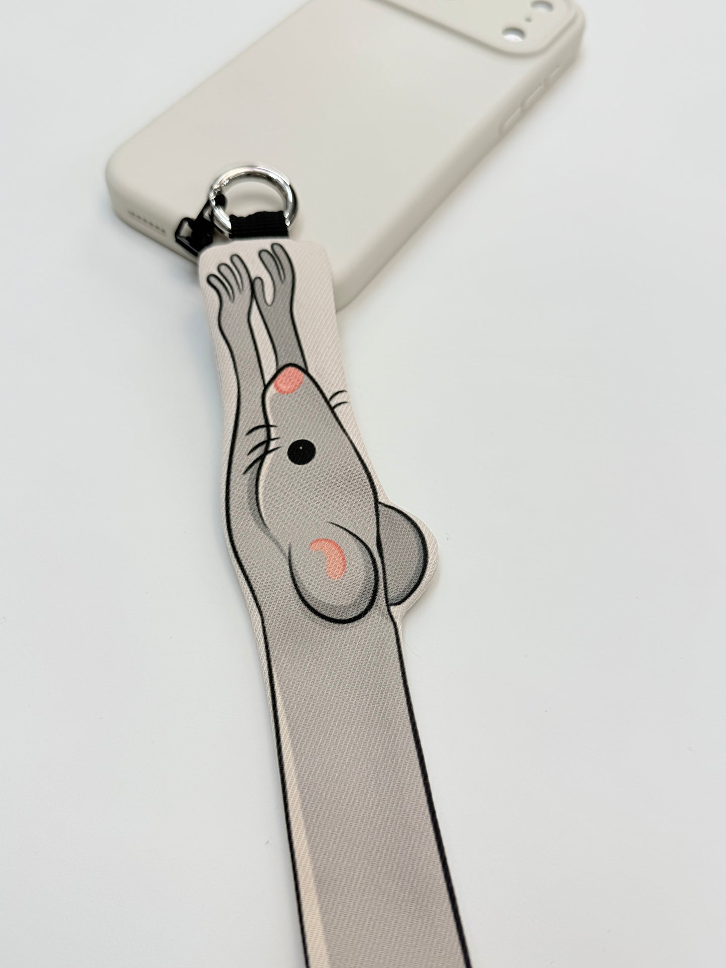 Cute Animal Phone Wrist Strap Keychain