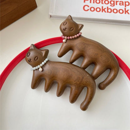 Natural Sandalwood Cat Massage Comb
