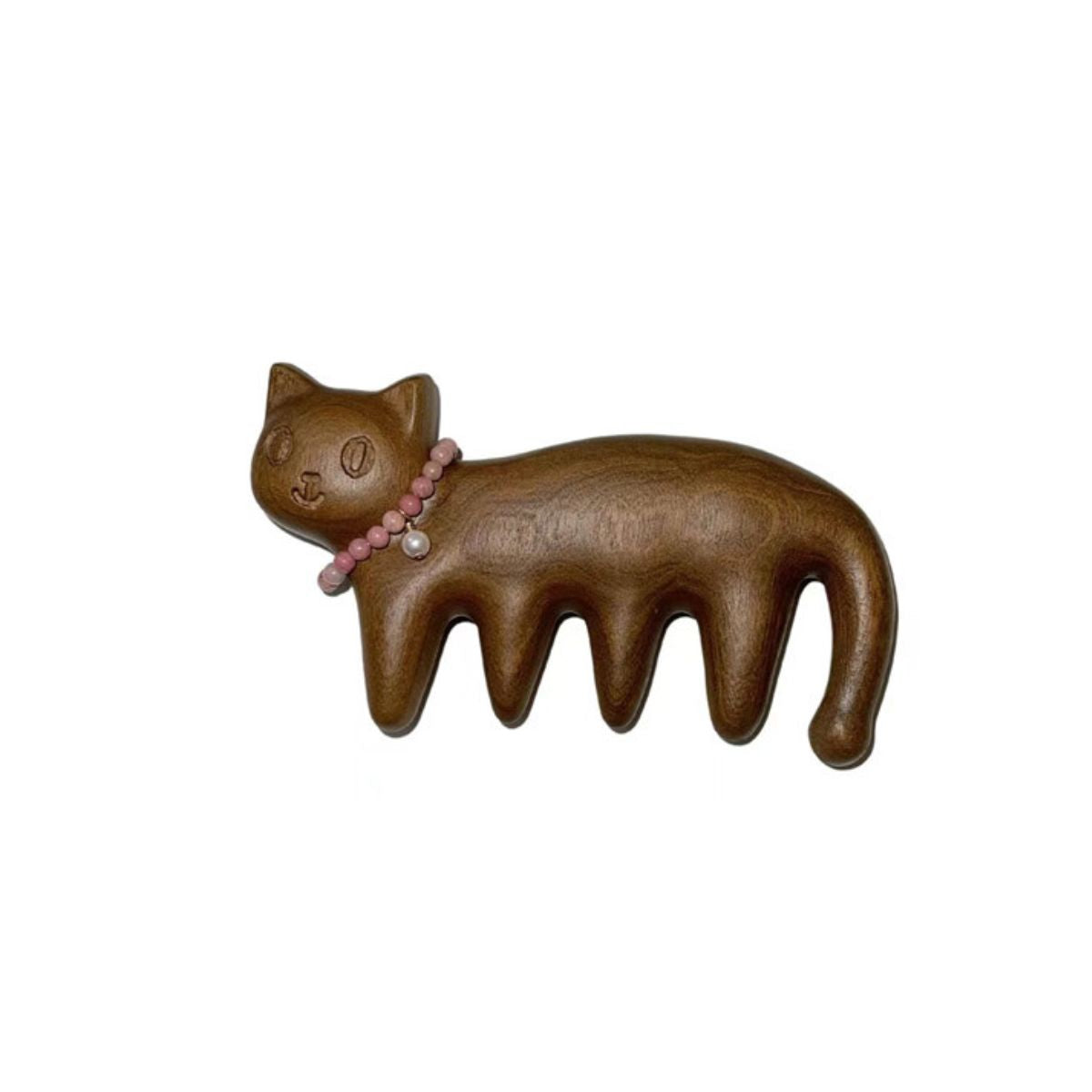 Natural Sandalwood Cat Massage Comb
