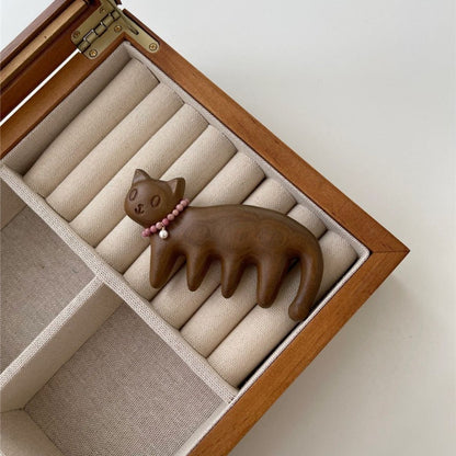 Natural Sandalwood Cat Massage Comb