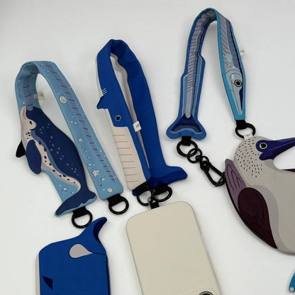 Ocean Animal Phone Wrist Strap Keychain 11 Styles