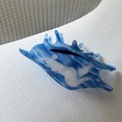 Blue Ocean Conch Hair Claw  & Hair Stick | Her and the Ocean