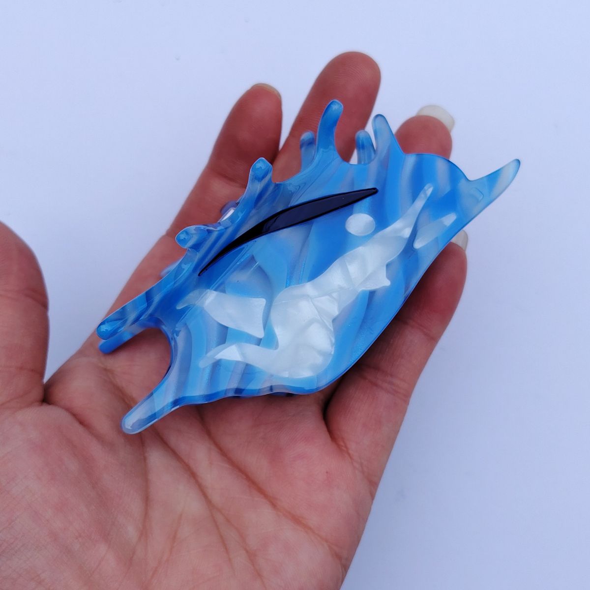 Blue Ocean Conch Hair Claw  & Hair Stick | Her and the Ocean