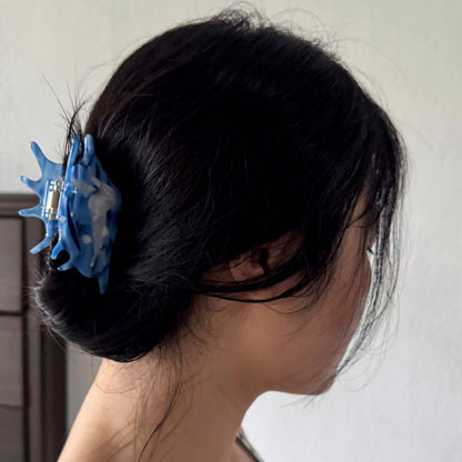 Blue Ocean Conch Hair Claw  & Hair Stick | Her and the Ocean
