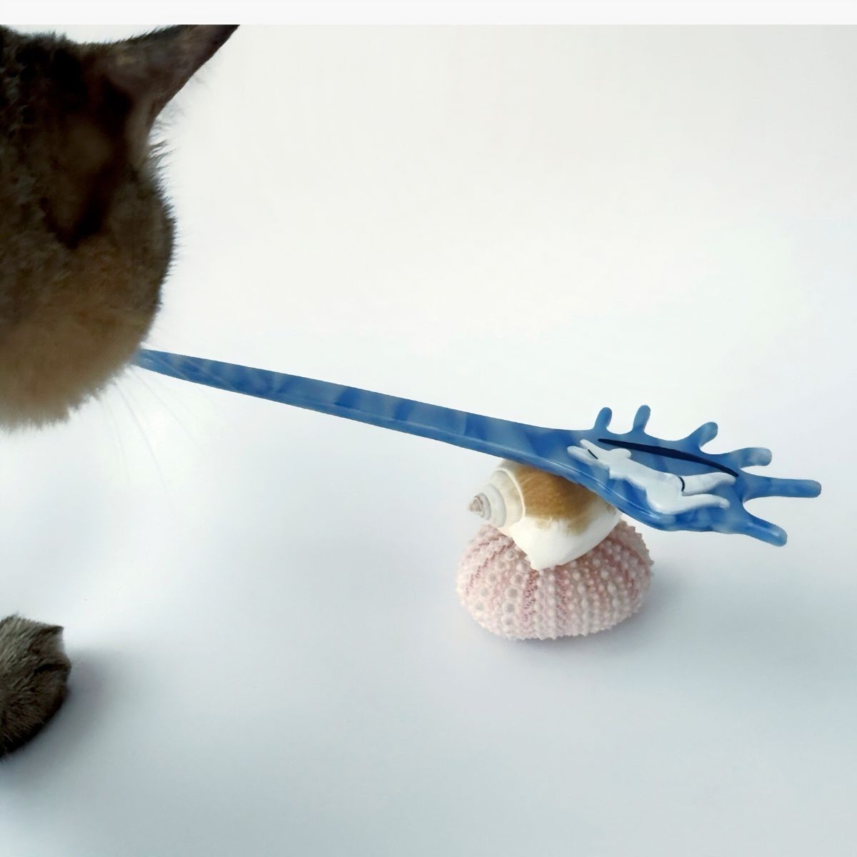 Blue Ocean Conch Hair Claw  & Hair Stick | Her and the Ocean