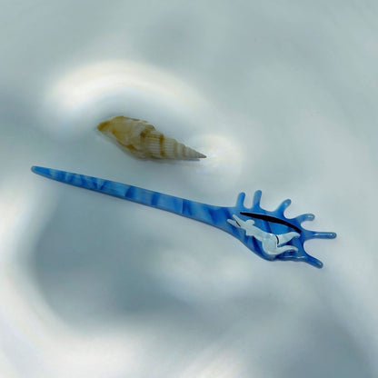 Blue Ocean Conch Hair Claw  & Hair Stick | Her and the Ocean