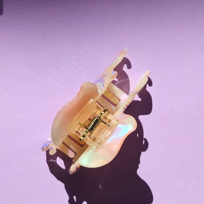 White Octopus Hair Claw