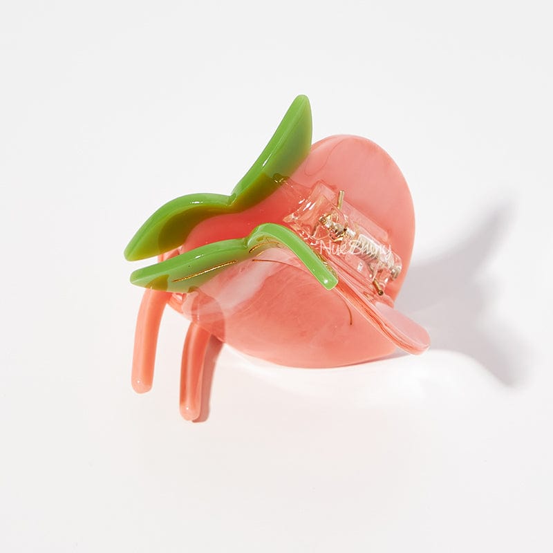Summer Fruits Peach Hair Claw Clip