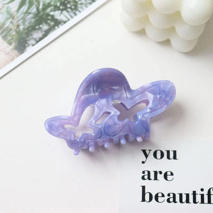 Purple Artistic Hollow Butterfly Hair Claw丨Lemonschunks