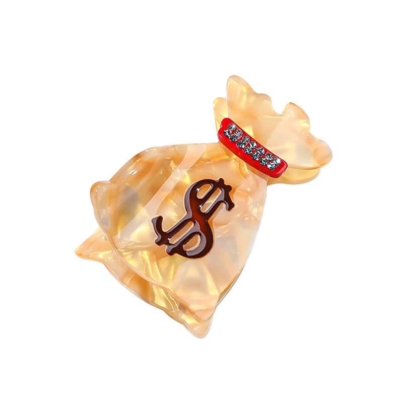 Small Golden Moneybag Hair Claw丨Lemonschunks