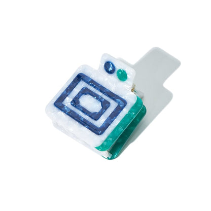 Small White Mahjong Hair Claw丨Lemonschunks