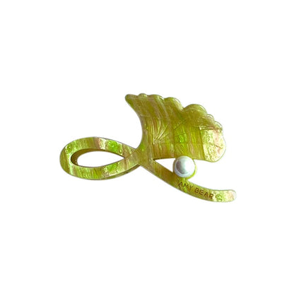 Medium Green Maple Leaf Hair Claw丨Lemonschunks