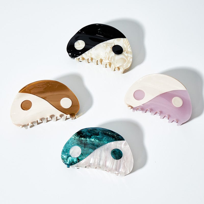 Medium Brown Yin Yang Hair Claw丨Lemonschunks