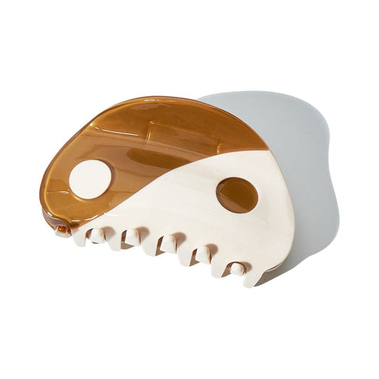 Medium Brown Yin Yang Hair Claw丨Lemonschunks